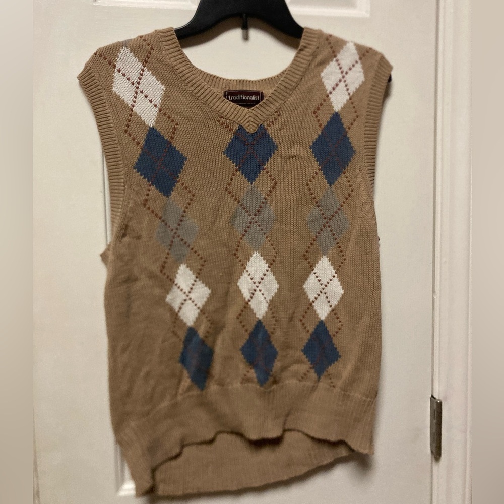 M Traditionalist Brown Sweatervest